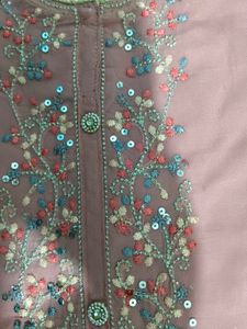 organza fabric suit salwar