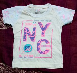 Infant 'NYC Brooklyn' Graphic Tshirt And Pant