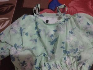 Flared Skirt With Crop Top goa Look