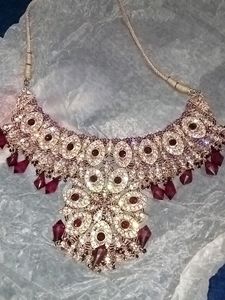 Heavy Stone Bridal Jewellery Set