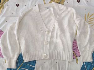White Knit Cardigan 👀