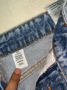 Vintage High Waist Denim Shorts