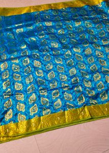 Maggam Work  Banarasi Silk Saree