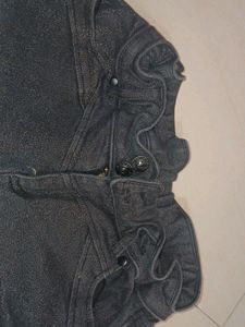 Black Shimmery Short