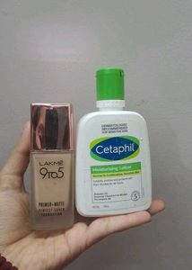 Lakme Foundation Nd Cetaphil Moisturizer