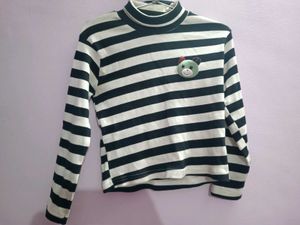 Striped Long Sleeve Top