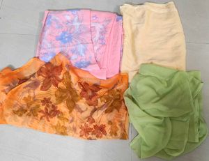 Set of 4 dupatta brand new +1 As Freebie