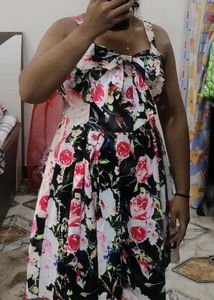 Black Floral Dress