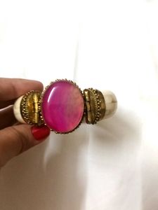 Boho Chic Pink GemStone Bracelet