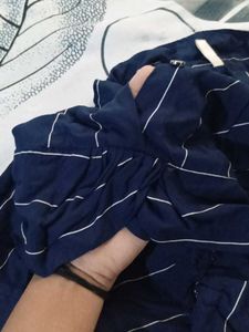 Striped Navy Blue Shirt