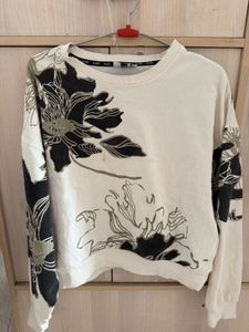 Floral Print Sweatshirt