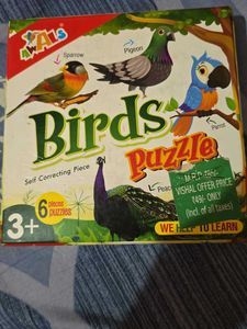 Birds Puzzle - 6 Pieces