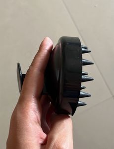 Black colour hair scalp massager for women Men