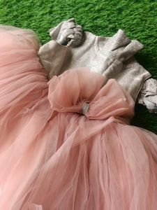 Elegant Pink Tulle Dress