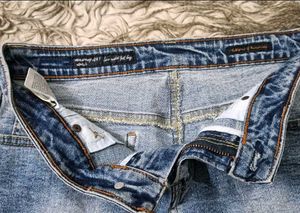 Y2k Blue Mini Denim Skirt