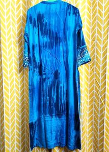 Blue Tie-Dye Kurta