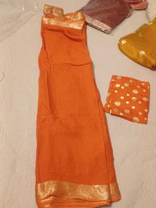 Orange saree