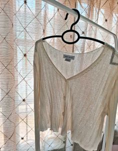 Cardigan Cropped Top