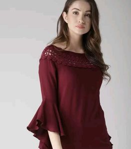 Maroon Top