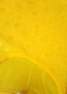 A yellow kurti