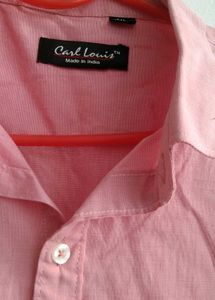 Unisex Pink Long Sleeve Shirt