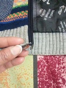 Woolen Half Sweater