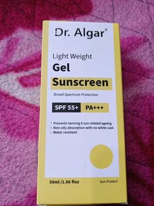 Dr.Algar Light Weight Gel Sunscreen