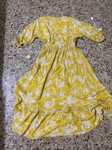 Floral Yellow Dress