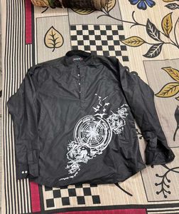 Elegant Green Floral Kurta