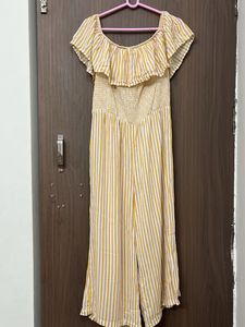 Pure Cotton Branded Jumpsuit For M Or L