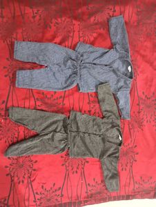 Kids Striped Pajama Set (2 pairs)