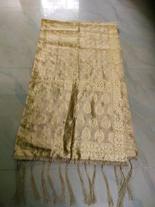 Golden Colour Banarasi Duppata For Girls/Womens