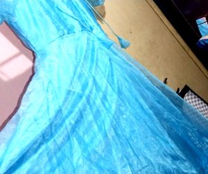 Organza Long Flaired Frock
