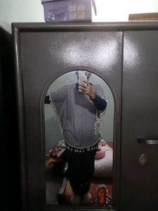 Striped Cover Up with Tassels