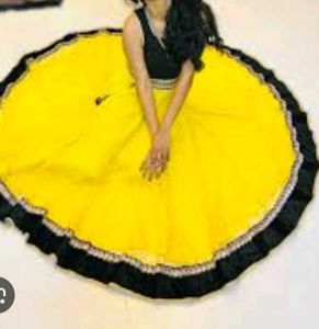 Yellow Ethnic Skirt