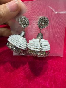 Earring Set: Jhumkas and Hoops