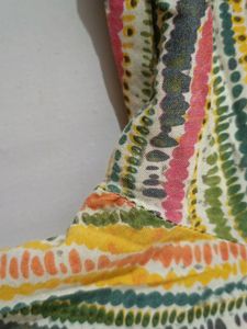 Beutiful A Line Kurti With Beautiful Neck Design