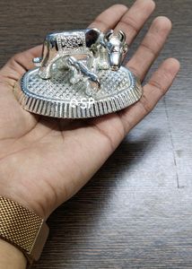 German Silver Cow &amp; Calf