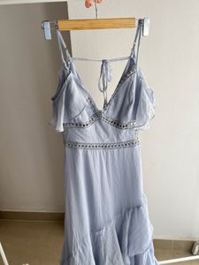Zamaria Maxi Dress in Tropical Toile Print