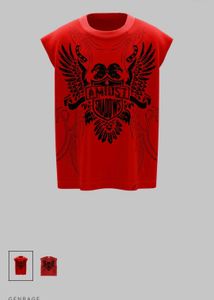 Genrage Red Graphic Tee