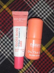 Dot & Key Lip Balm + Insight Blush Stick