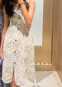 Tropical Print Sundress