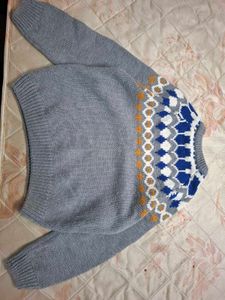 knitted Patterned Sweater