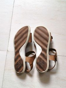 Bata Comfit Women Tan Comfortable Flat Sandal