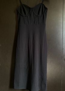 ✨ H&amp;M Bustier Black Bodycon Dress