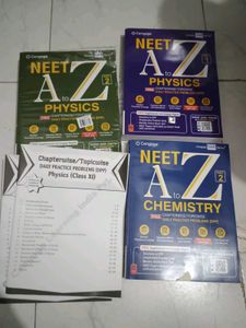 Cengage 3 Books Phy&Chem Book Set