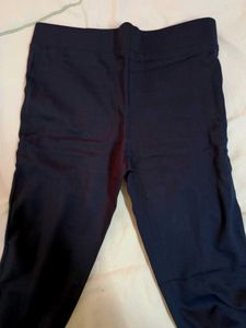 Navy Blue Slim Fit Pants