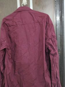 Superdry Maroon Casual Shirt
