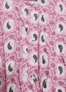 Cute Printed Pink Kurta
