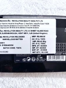 Revolution Reloaded Marvellous Mattes eyeshadow pa